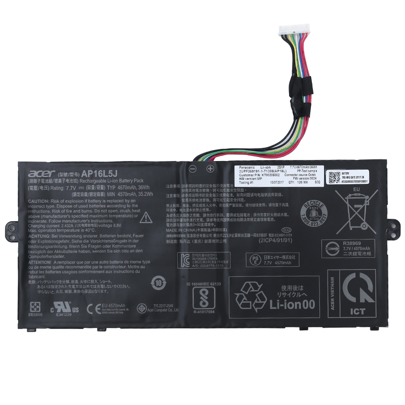 4670mAh 36Wh Battery Acer Spin 1 SP111-33