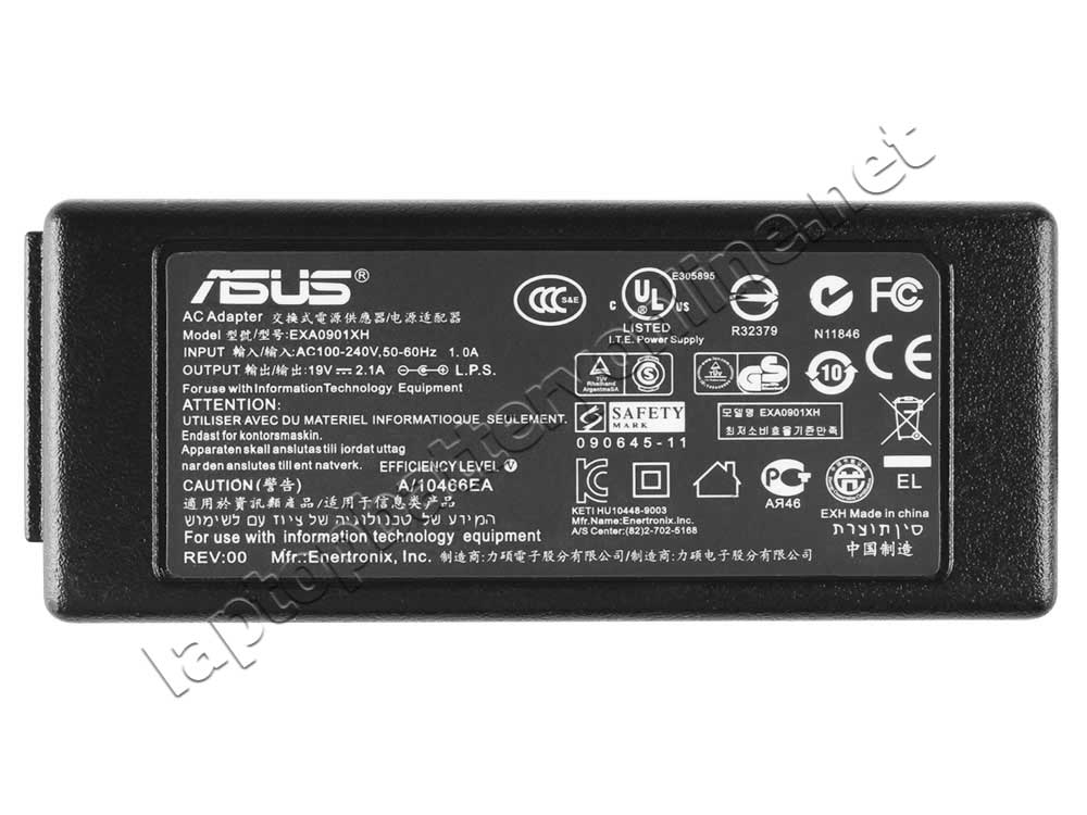 40W Asus Eee PC 1215n-siv050m 1215P AC Adapter Charger Power Cord - Click Image to Close