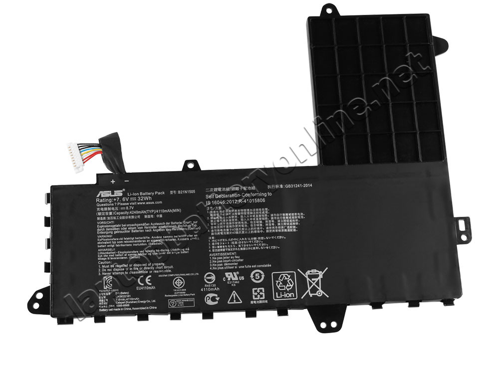 Original 32Wh 4110mAh 2 Cell Asus VivoBook E402NA-FA027T Battery