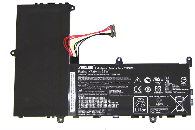 7.6V 38Wh Asus EeeBook X205 X205TA Battery