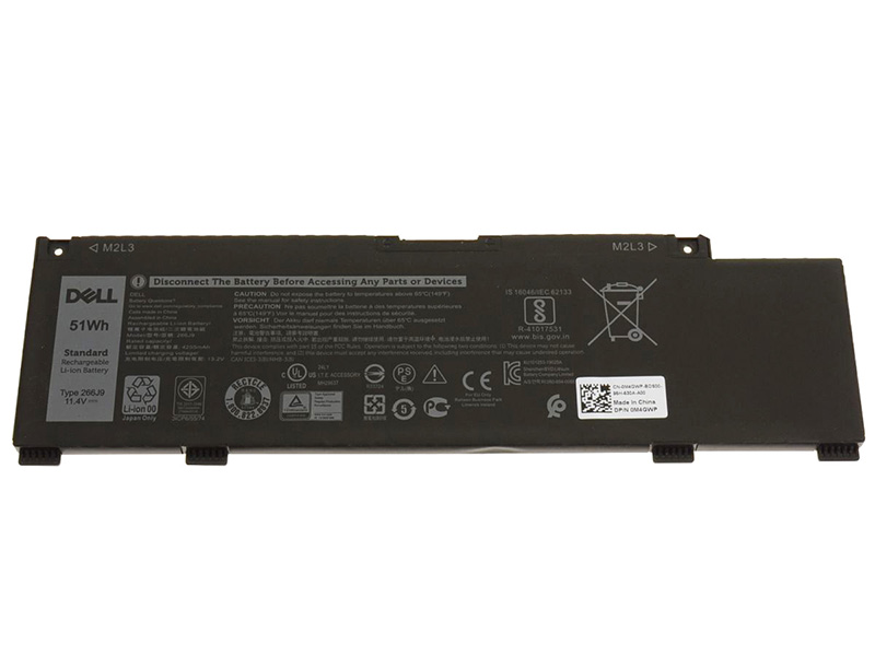 Original Battery Dell 266J9 0266J9 M4GWP 4255mAh 51Wh