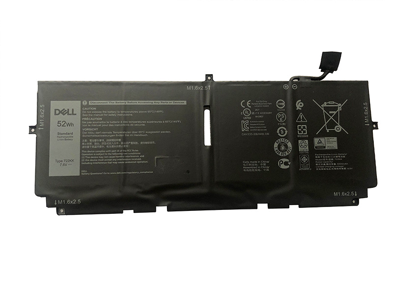 Original Battery Dell 2XXFW 722KK 6500mAh 52Wh