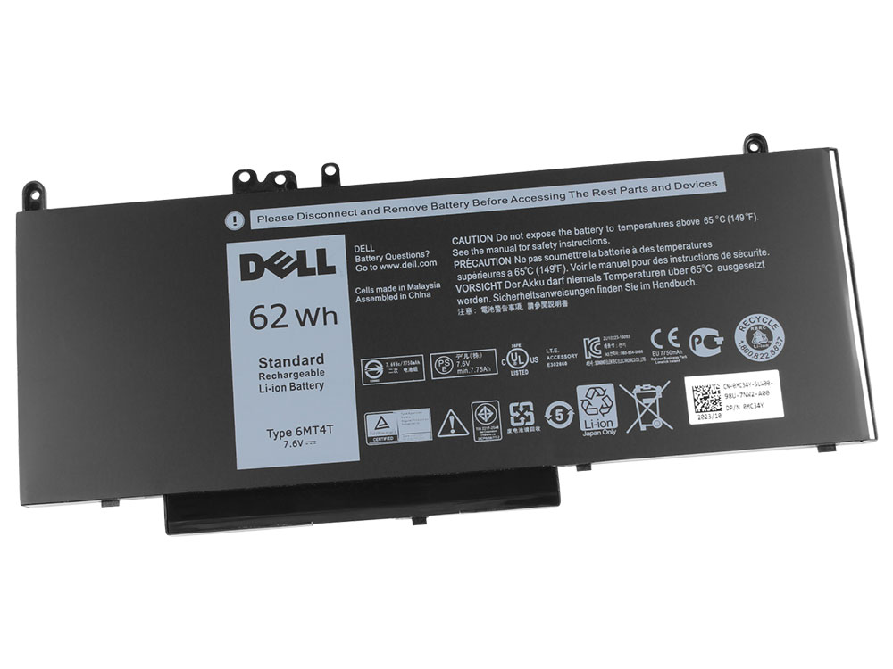 Original 62Wh 4-Cell Dell Latitude E5270 P23T001 Battery