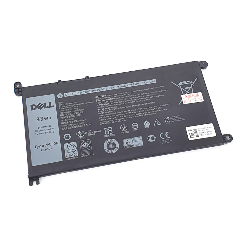 Original Battery Dell 7MT0R 7MTOR DN33X RDNP5 2830mAh 33Wh