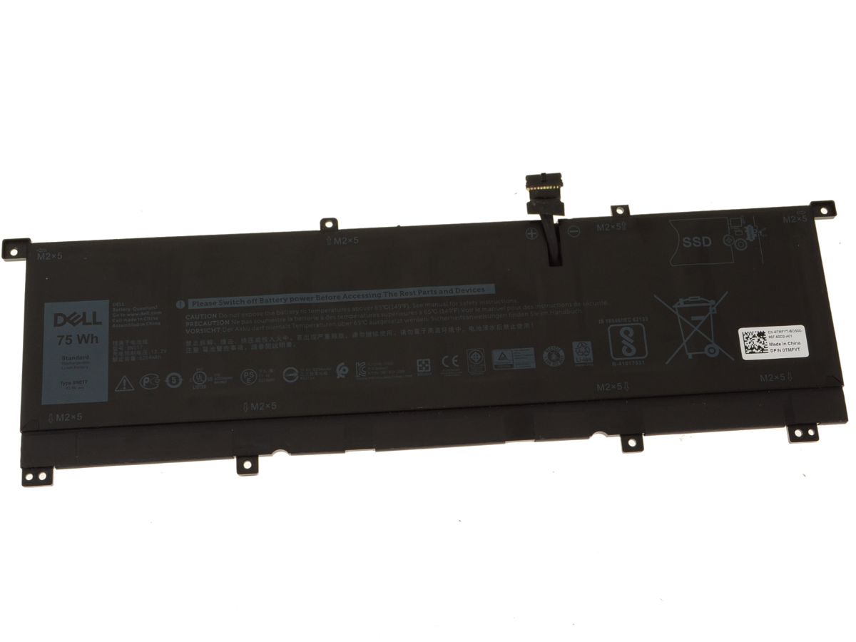 Original 6580mAh 75Wh 6-Cell Dell 8N0T7 Battery