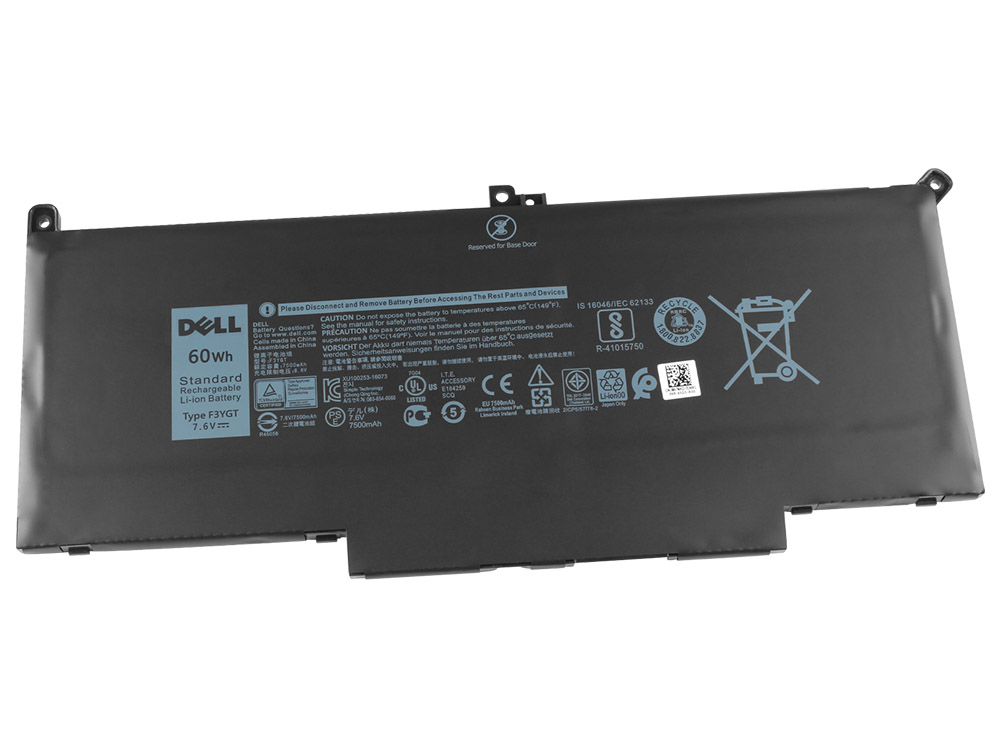 Original 7500mAh 60Wh 4-Cell Dell Latitude 7480 P73G001 Battery