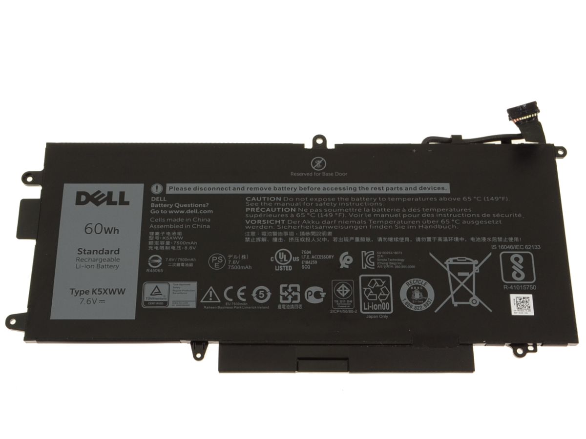 Original 7890mAh 60Wh Battery Dell K5XWW 0K5XWW N18GG