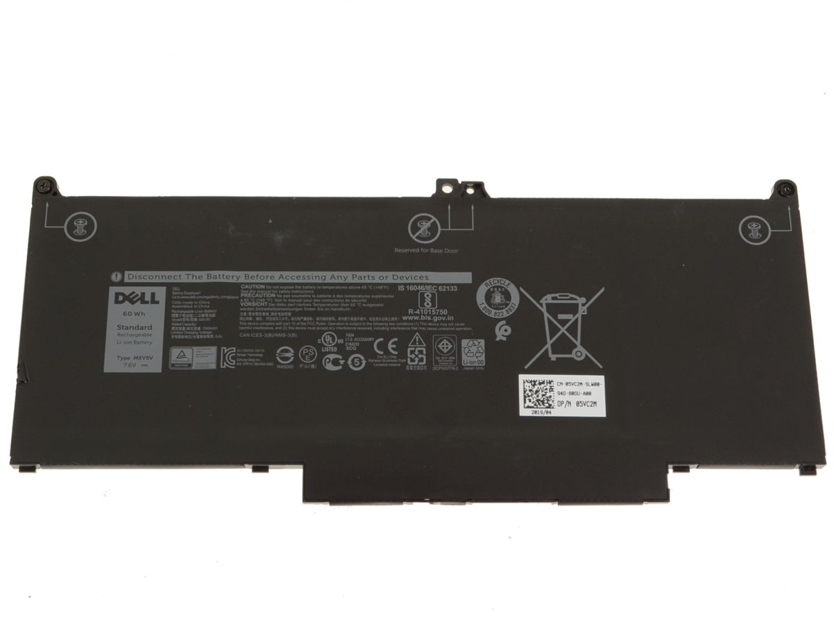 Original 7500mAh 60Wh Battery Dell 05VC2M MXV9V