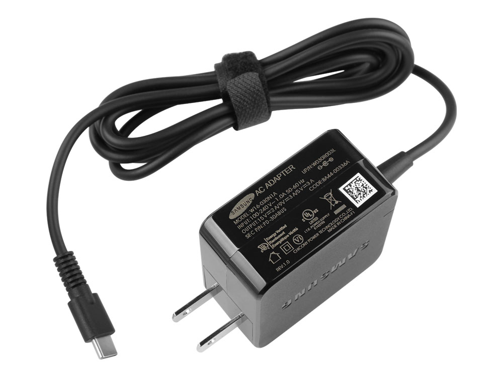 Original 30W Samsung Chromebook Pro Plus AC Adapter Charger